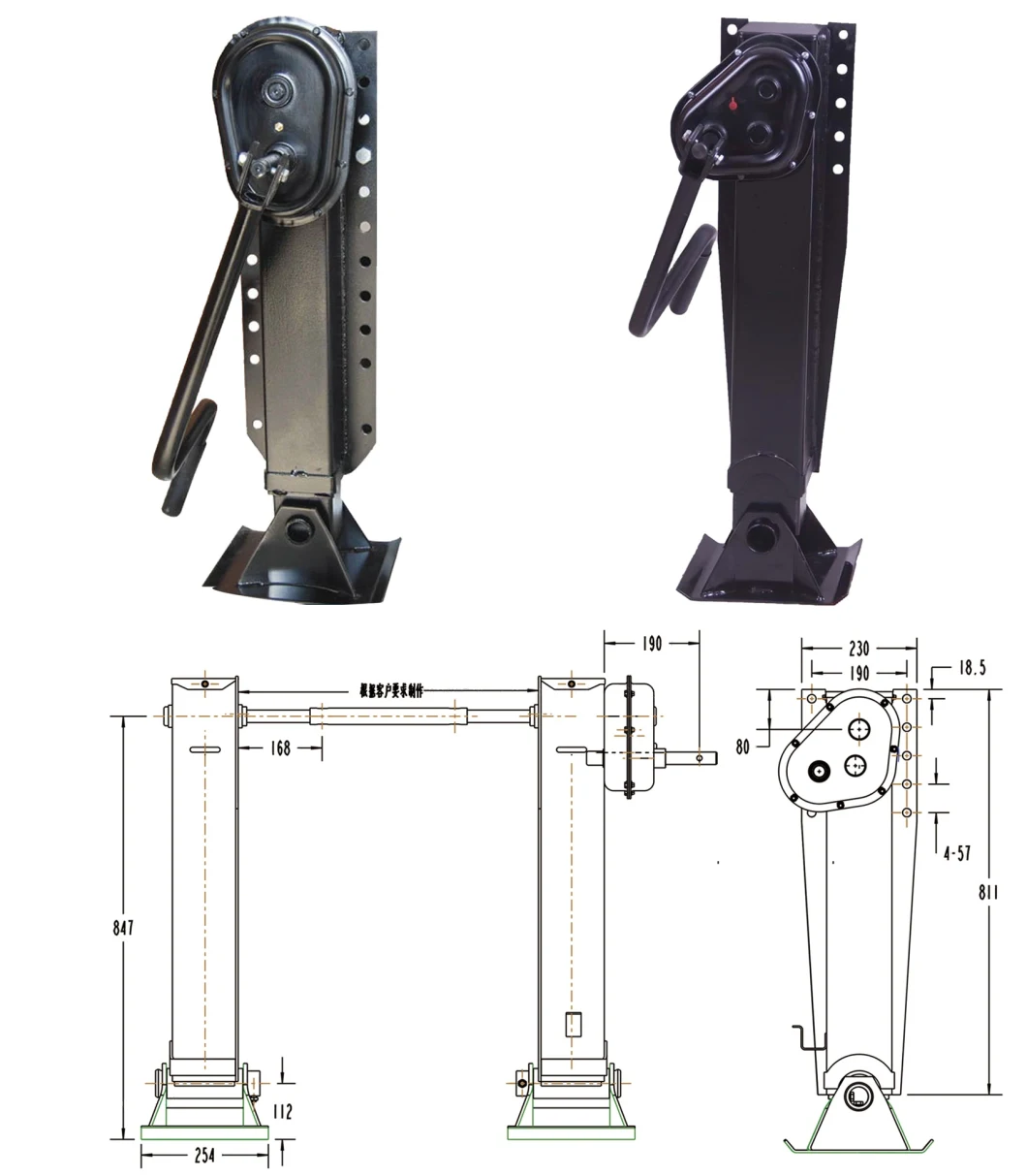 Factory Supply Bulk Semi Trailer Landing Gear/Landing Leg