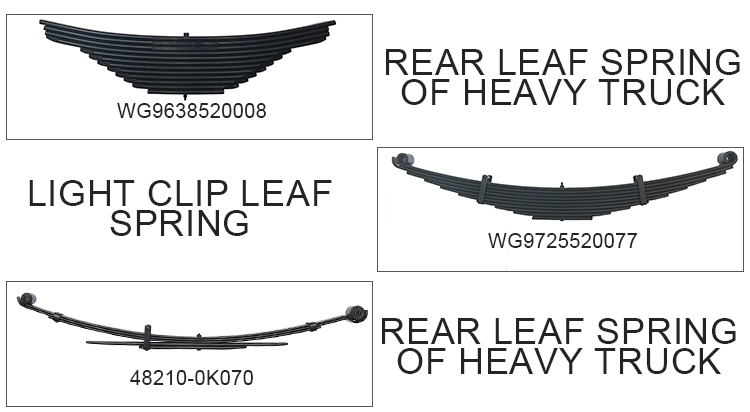 China Conventional Type New Design Leaf Springs for Trailer Truck