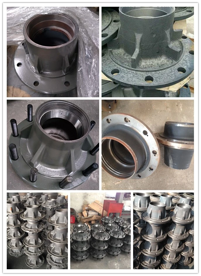 High Quality Semi Trailer Spare Parts Rear Wheel Hub Supllied by Factory