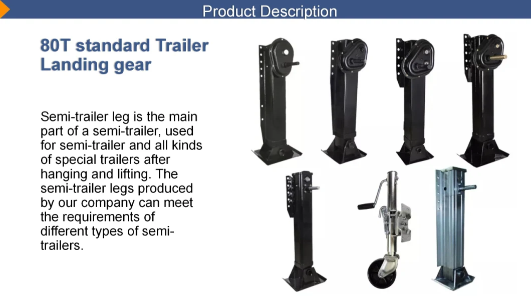 Semi Trailer Parking Legs Landing Gear Electric Landing Gear 25t/28t/30t Landing Gear Hot for Sell