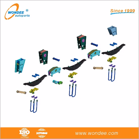 Mechanical Suspensions for Heavy Duty Semi Trailer and Truck Auto Parts American Type Suspension