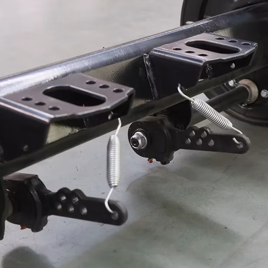 Fuwa Heavy Duty Strong Flatbed Steel Trailer Axle in Truck Tandem Semi Trailer Parts